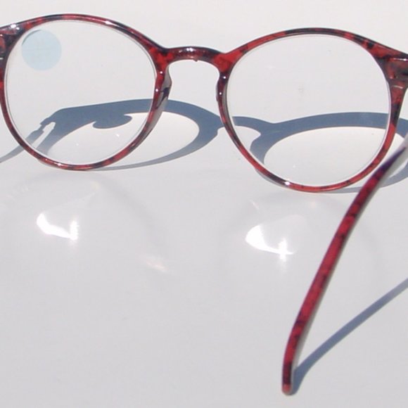 (NWT) Vintage 90's PC School Girl Reading Glasses +2.25 (S.Burgundy) - Picture 3 of 4